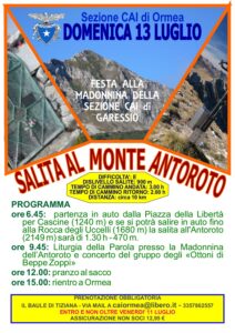 MONTE ANTOROTO DA CASCINE