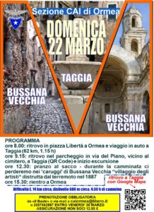 ANELLO DA TAGGIA A BUSSANA VECCHIA